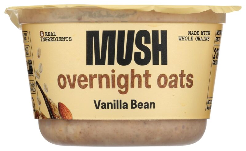 MUSH - *8pk* Vanilla Bean - Ready to eat oatmeal