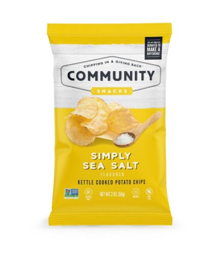 Community Snacks *SMALL* Simply Sea Salt Kettle Chips