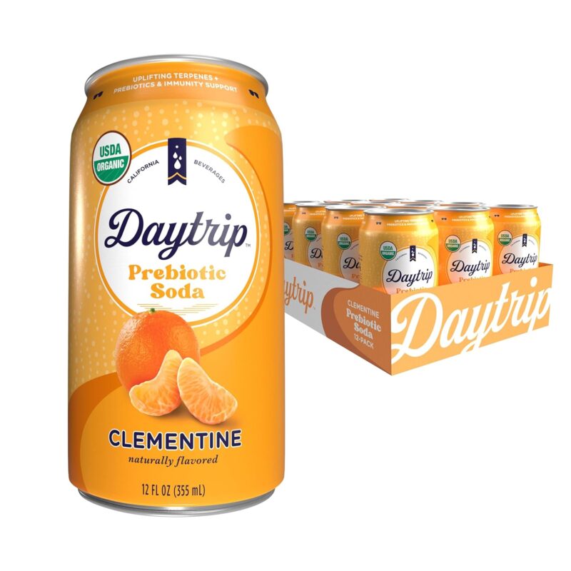 DAYTRIP Prebiotic Soda Clementine