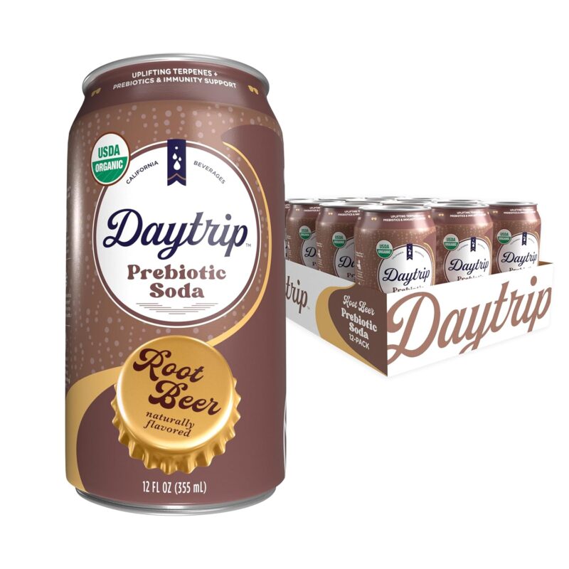 DAYTRIP Prebiotic Soda Root Beer 12oz 12ct