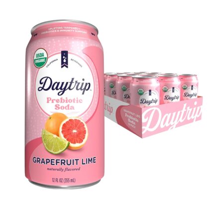 DAYTRIP Prebiotic Soda Grapefruit Lime