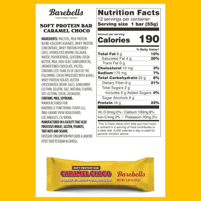 Barebells Protein Soft Bar Caramel Choco