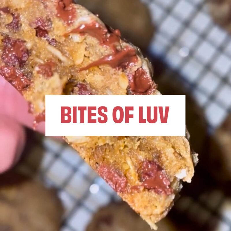 Bites of Luv Oatmeal Choc Chip Walnut Cookie