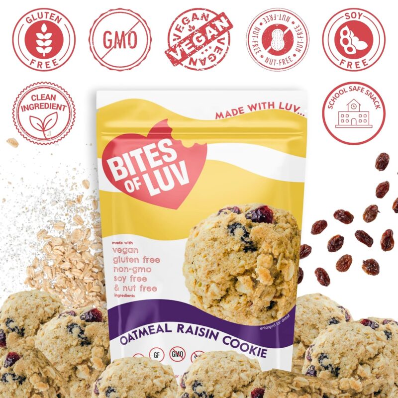 Bites of Luv Oatmeal Raisin Cookie