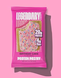 LF Protein Pastry Birthday Cake 2.2oz 10ct