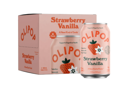 Olipop 6/4 pack Strawberry Vanilla