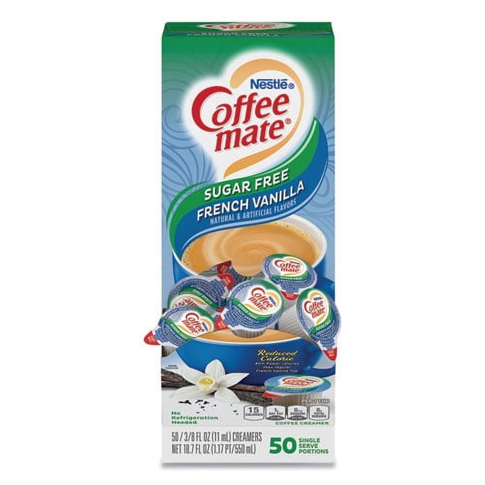 Creamer French Vanilla Sugar_Free Liquid .38 Ounce Shelf Stable - Image 2
