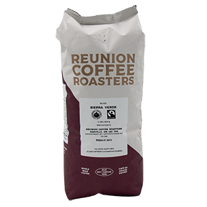 Reunion Coffee Roasters Sierra Verde, Fair Trade Organic 12lbs
