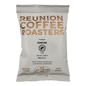 Reunion Coffee Roasters, RA Empire French, Portion Pack, 2.5 oz x 24 ct
