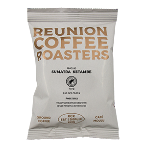Reunion Coffee Roasters,Sumatra Ketambe, Portion Pack, 2.5 oz x 24 ct