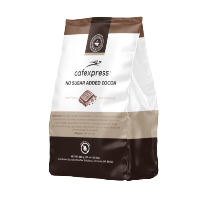 CafeXpress, No Sugar Added Premium Cocoa, 6 x 1.25 lb