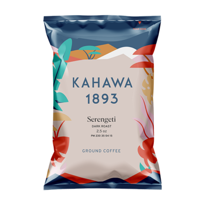 Kahawa 1893, Serengeti, Portion Pack, 2.5oz x 18 ct