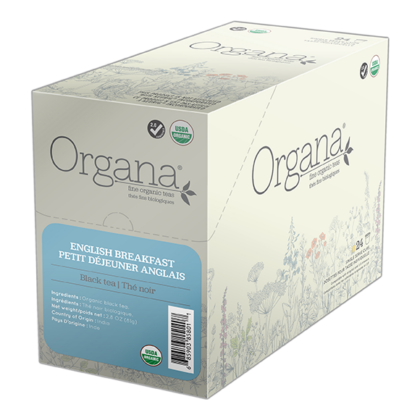 Organa, English Breakfast, Single Serve Cup, 96 ct (4 Boxes)
