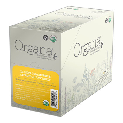 Organa, Chamomile Lemon, Single Serve Cup, 96 ct (4 Boxes)