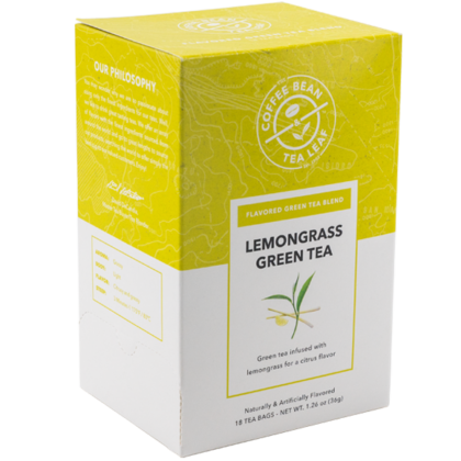 Coffee Bean & Tea Leaf, Lemongrass Green Tea, Bag, 108 ct (6 Boxes)