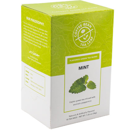 Coffee Bean & Tea Leaf, Mint Green Tea, Bag, 108 ct (6 Boxes)