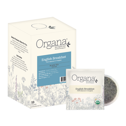 Organa, English Breakfast, Pods, 108 ct (6 Boxes)
