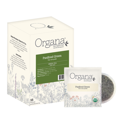 Organa, Panfired Green, Pods, 108 ct (6 Boxes)