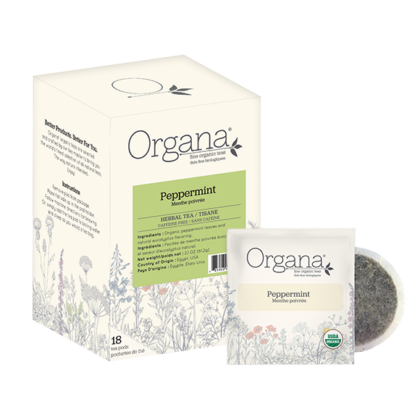 Organa, Peppermint, Pods, 108 ct (6 Boxes)