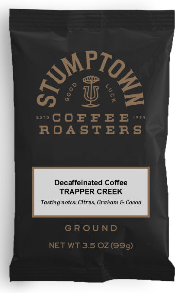 Stumptown Trapper Creek DECAF Coffee Portion Packs--3.5oz 3/18CT Boxes (54)