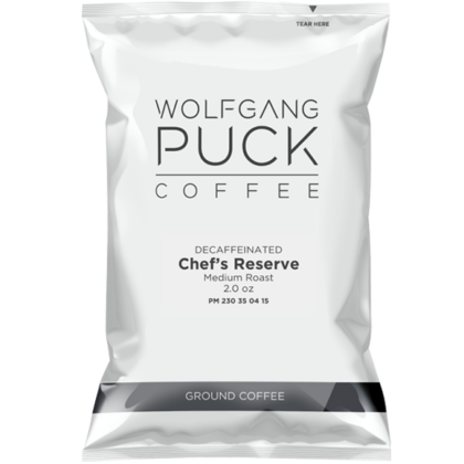 Wolfgang Puck Coffee, Chef's Reserve Decaf, Portion Pack, 2.0 oz x 18 ct